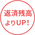 返済残高よりUP!